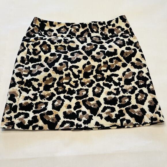 LOFT Dresses & Skirts - LOFT Women’s Pencil Skirt Leopard Print Lined Mini Size 4 (A0126)